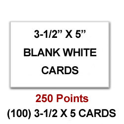 3-1/2 x 5 cards 3-1/2 x 5 cards