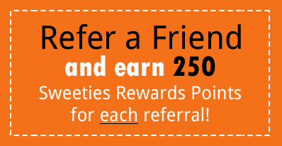 Refer a Friend to Sweeties Secret Sweeps, Earn Points and Get Free Stuff