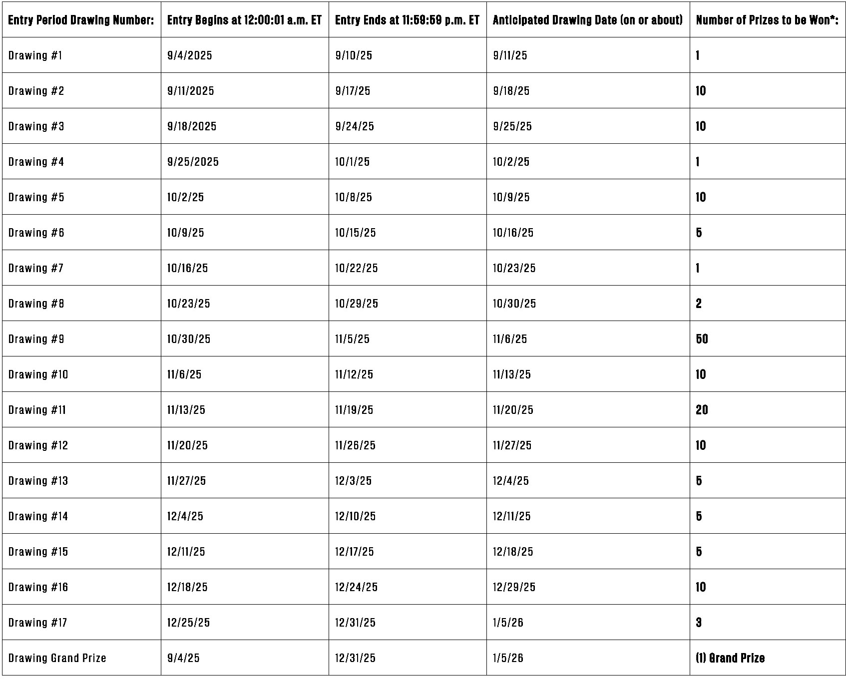 Snickers NFL Season Halftime Hacks Sweepstakes (Weekly Winners)